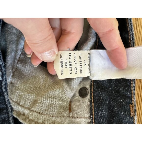 Lucky Brand Womens Straight Fit Blue Jeans Size 8 Mid-Rise Cotton Blend Lola - Picture 6 of 8